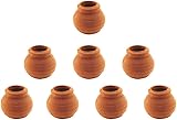 Miniature Tiny Clay Pots Pottery Planter for Mini House DIY Mini Garden Plants and...