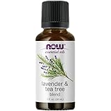 NOW Essential Oils, Lavender & Tea Tree Oil, Stimulating Aromatherapy Scent, Blend of...