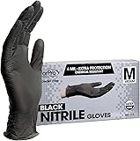 ForPro Professional Collection Disposable Nitrile Gloves, Chemical Resistant,...