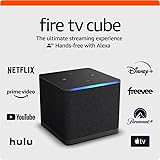 Amazon Fire TV Cube, Hands-free streaming device with Alexa, Wi-Fi 6E, 4K Ultra HD