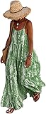 PRETTYGARDEN Women's Summer Casual Floral Printed Maxi Dress