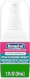 Benadryl Extra Strength Anti-Itch Cooling Spray, Diphenhydramine HCI Topical...