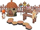 Arcadia Garden Products FG32 Adoring Acorns Fairy Garden Kit-11 Piece