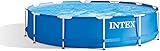 INTEX 28211EH Metal Frame Above Ground Swimming Pool Set: 12ft x 30in – Includes...