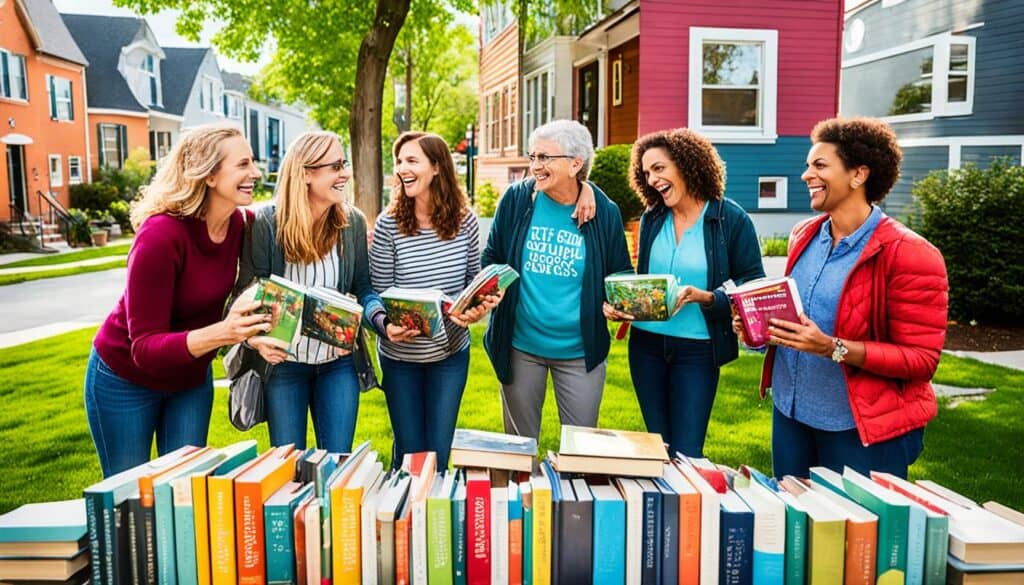 Neighborhood Book Swap Success