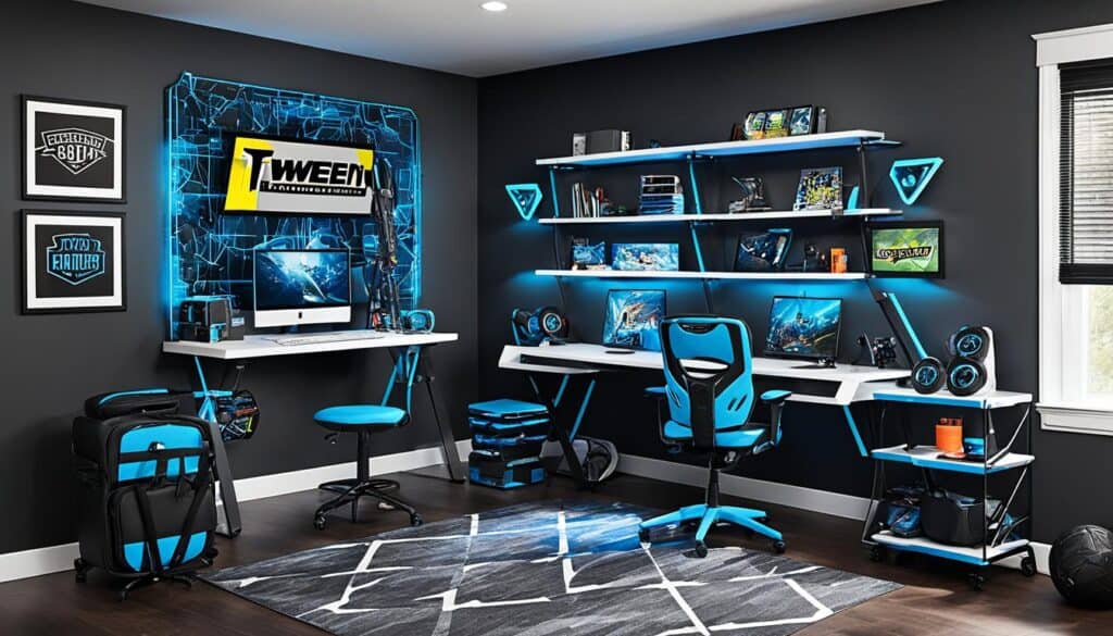 dream tween gamer bedroom makeover