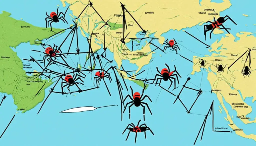 Joro spider migration patterns