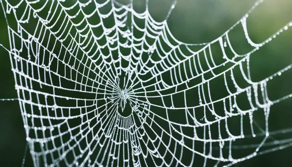 Joro spider web characteristics