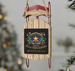 Operation Illuminardo 2024 Collectible Sled Ornament